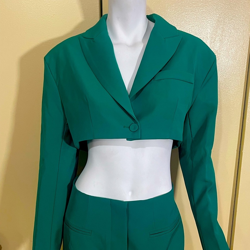Cut out sides, button up, mini blazer / blazer dress